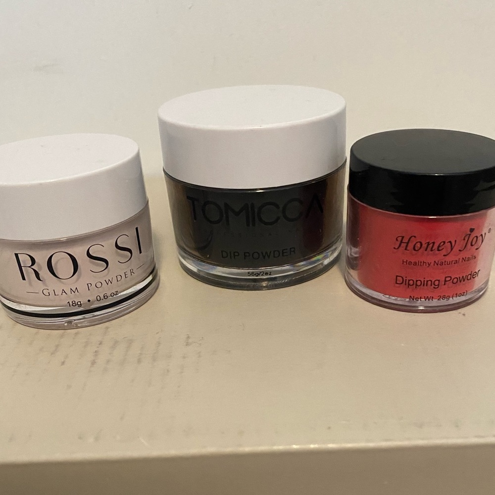Nail dip powders- set of 3